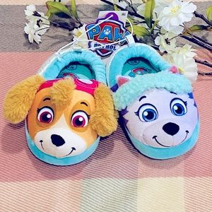 NWT Nickelodeon Paw Patrol Sky & Everest Slippers Toddler 7/8 from Target